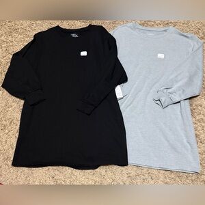 Time and Tru Maternity French Terry Sweatshirt Dress With Pockets (2) Size: M